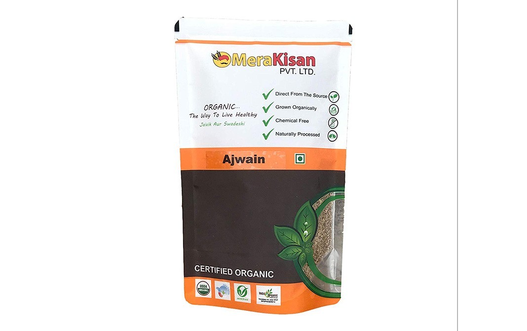 MeraKisan Organic Ajwain    Pack  50 grams